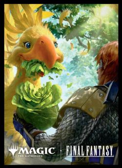 MAGIC THE GATHERING -  STANDARD SIZE SLEEVES - GUSAHL GREENS (100) -  FINAL FANTASY