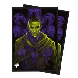 MAGIC THE GATHERING -  STANDARD SIZE SLEEVES - KAITO, BANE OF NIGHTMARE  (100) -  DUSKMOURN: HOUSE OF HORROR