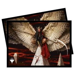 MAGIC THE GATHERING -  STANDARD SIZE SLEEVES - KASLA, THE BROKEN HALO (100) -  MARCH OF THE MACHINE