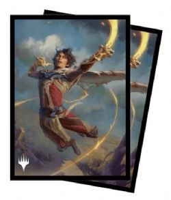 MAGIC THE GATHERING -  STANDARD SIZE SLEEVES - KELLAN, THE FAE-BLOODED (100) -  WILDS OF ELDRAINE