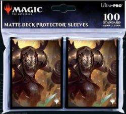 MAGIC THE GATHERING -  STANDARD SIZE SLEEVES - PERRIE, THE PULVERIZER (100) -  STREETS OF NEW CAPENNA