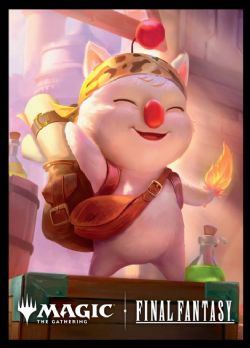 MAGIC THE GATHERING -  STANDARD SIZE SLEEVES - STILTZKIN, MOOGLE MERCHANT (100) -  FINAL FANTASY