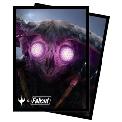 MAGIC THE GATHERING -  STANDARD SIZE SLEEVES - THE WISE MOTHMAN (100) -  UNIVERSES BEYOND : FALLOUT