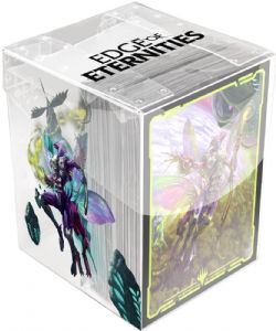MAGIC THE GATHERING -  STANDARD SIZE SLEEVES WITH PLASTIC DECK BOX - SZAREL (100) -  EDGE OF ETERNITIES