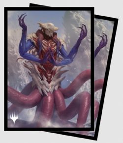 MAGIC THE GATHERING -  STANDARD SIZE SLEEVES - ZHULODOK, VOID GORGER (100) -  COMMANDER MASTERS
