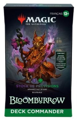 MAGIC THE GATHERING -  STOCK DE PROVISIONS - COMMANDER DECKS (FRENCH) -  BLOOMBURROW