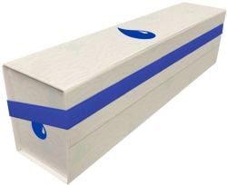 MAGIC THE GATHERING -  STORAGE BOX - FLAT MAT - ISLAND (500+) -  MANA 8 COLLECTION