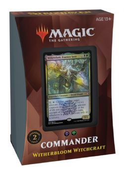 MAGIC THE GATHERING -  WITHERBLOOM WITCHCRAFT - COMMANDER DECK (ENGLISH) -  STRIXHAVEN SCHOOL OF MAGES