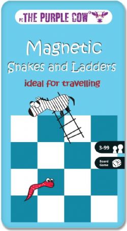 MAGNETIC TO-GO -  SNAKE AND LADDERS (MULTILINGUAL)