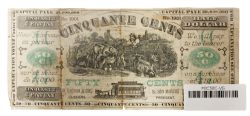 MAISON JACQUES CARTIER -  50 CENT COUPON ISSUED FROM 1878 TO 1915 (VG)