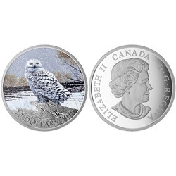 MAJESTIC ANIMALS (2015) -  SNOWY OWL -  2016 CANADIAN COINS 05