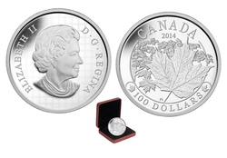MAJESTIC MAPLE LEAVES -  THE MAJESTIC MAPLE LEAF -  2014 CANADIAN COINS