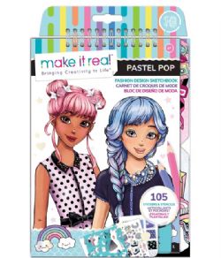 MAKE IT REAL -  FASHION DESIGN SKETCHBOOK: PASTEL POP