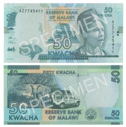 MALAWI -  50 KWACHA 2014-2015-2016-2017-2020 (UNC) 64
