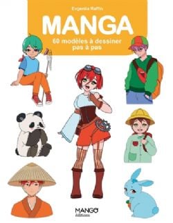 MANGA -  60 MODÈLES À DESSINER PAS À PAS (FRENCH V.)