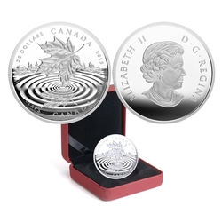 MAPLE LEAF REFLECTION -  2015 CANADIAN COINS