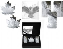 MAPLE LEAF SILHOUETTE -  3 COIN SET : WINGS OF HOPE -  2019 CANADIAN COINS