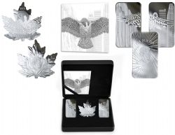 MAPLE LEAF SILHOUETTE -  WINGS OF HOPE (3 COIN SET) -  2019 CANADIAN COINS 03