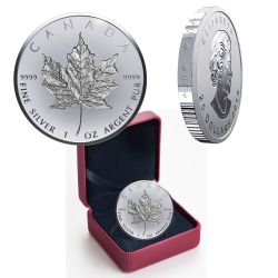 MAPLE LEAVES -  30TH ANNIVERSARY OF THE SILVER MAPLE LEAF -  2018 CANADIAN COINS