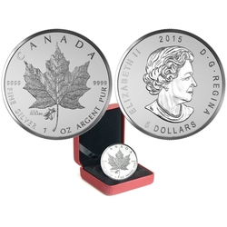 MAPLE LEAVES -  ANA CHICAGO STATE FLOWER: THE VIOLET -  2015 CANADIAN COINS 01