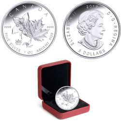 MAPLE LEAVES -  ANA DENVER - STATE FLOWER: THE COLUMBINE -  2017 CANADIAN COINS 03