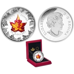 MAPLE LEAVES -  AUTUMN RADIANCE -  2016 CANADIAN COINS