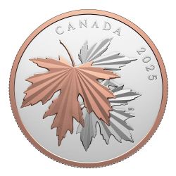 MAPLE LEAVES -  GLEAMING MAPLE LEAVES -  2025 CANADIAN COINS