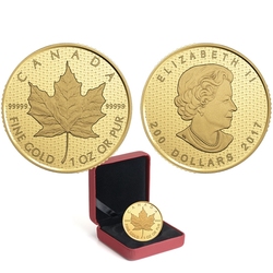 MAPLE LEAVES -  ICONIC MAPLE LEAF (CANADA 150) -  2017 CANADIAN COINS