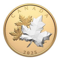 MAPLE LEAVES -  MAPLE LEAVES IN MOTION -  2025 CANADIAN COINS 09