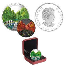 MAPLE LEAVES -  MAPLE TREE TUNNEL -  2018 CANADIAN COINS