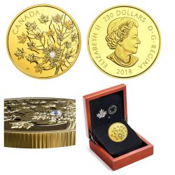 MAPLE LEAVES -  THE MAGNIFICENT MAPLE -  2018 CANADIAN COINS