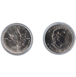 MAPLE LEAVES WITH PRIVY MARKS -  150TH ANNIVERSARY OF ALPHONSE DESJARDINS -  2004 CANADIAN COINS