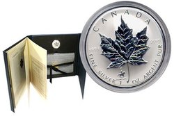 MAPLE LEAVES WITH PRIVY MARKS -  ROYAL CANADIAN MOUNTED POLICE -  1998 CANADIAN COINS
