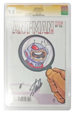 MARVEL -  ANT-MAN #1 VARIANT EDITION SIGNED BY STAN LEE (3/15) - CGC 9.8