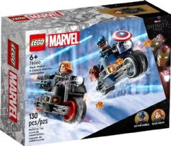 MARVEL -  BLACK WIDOW & CAPTAIN AMERICA MOTORCYCLES (130 PIECES) 76260