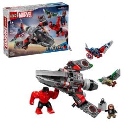 MARVEL -  CAPTAIN AMERICA VS RED HULK BASTTLE (223 PIECES) 76292