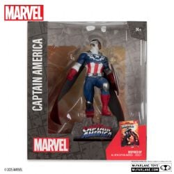 MARVEL -  CAPTAIN AMERICA WITH SCENE (BASED ON ALL-NEW CAPTAIN AMERICA #1) FIGURE 1/10 -  MCFARLANE TOYS