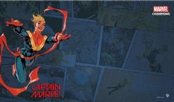 MARVEL CHAMPIONS : THE CARD GAME -  CAPTAIN MARVEL GAME MAT (24
