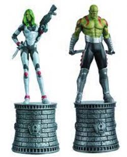 MARVEL CHESS COLLECTION -  GAMORA AND DRAX (FIGURINE ONLY)