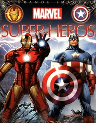 MARVEL -  COFFRET SUPER-HÉROES MARVEL (CAPTAIN AMERICA + IRON MAN) 4 -  GRANDE IMAGERIE DES SUPER-HEROS, LA