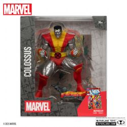 MARVEL -  COLOSSUS WITH SCENE (X-MEN #1) FIGURE 1/10 - PLATINUM EDITION - MARVEL COLLECTION -  MCFARLANE TOYS