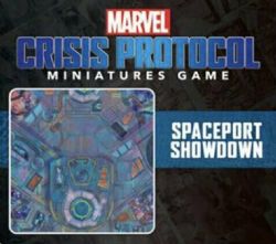 MARVEL : CRISIS PROTOCOL -  SPACEPORT SHOWDOWN GAME MAT (ENGLISH)