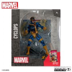 MARVEL -  CYCLOPS WITH SCENE (BASED ON X-MEN #1) FIGURE 1/10 -  MCFARLANE TOYS