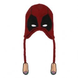 MARVEL -  DEADPOOL FACE LAPLANDER BEANIE WITH BURRITO