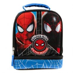 MARVEL -  DUAL COMPARTMENT LUNCH BAG -  SPIDERMAN