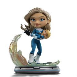 MARVEL -  FANTASTIC FOUR - INVISIBLE WOMAN AND FRANKLIN MINICO FIGURE -  IRON STUDIOS
