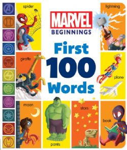 MARVEL -  FIRST 100 WORDS HC (ENGLISH V.) -  MARVEL BEGINNINGS