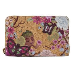 MARVEL -  FLORAL GROOT WALLET -  LOUNGEFLY
