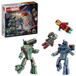 MARVEL -  IRON MAN & WAR MACHINE VS. HAMMER DRONES (204 PIECES) 76320