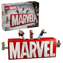 MARVEL -  MARVEL LOGO & MINIFIGURES (931 PIECES) 76313